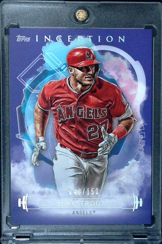 2019 Topps Inception Mike Trout Purple /150