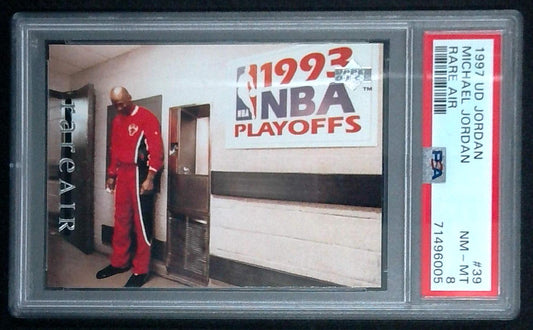 1997 Upper Deck MJ Rare Air Michael Jordan #39 PSA 8 NM-MT