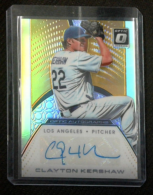 2016 Donruss Optic Autographs Clayton Kershaw Auto 1/5 SSP