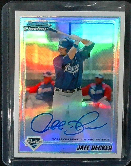 2010 Bowman Jaff Decker Refractor Auto /500