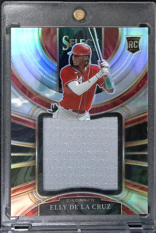 2023 Select Elly De La Cruz Silver Prizm Rookie Jersey Patch /199