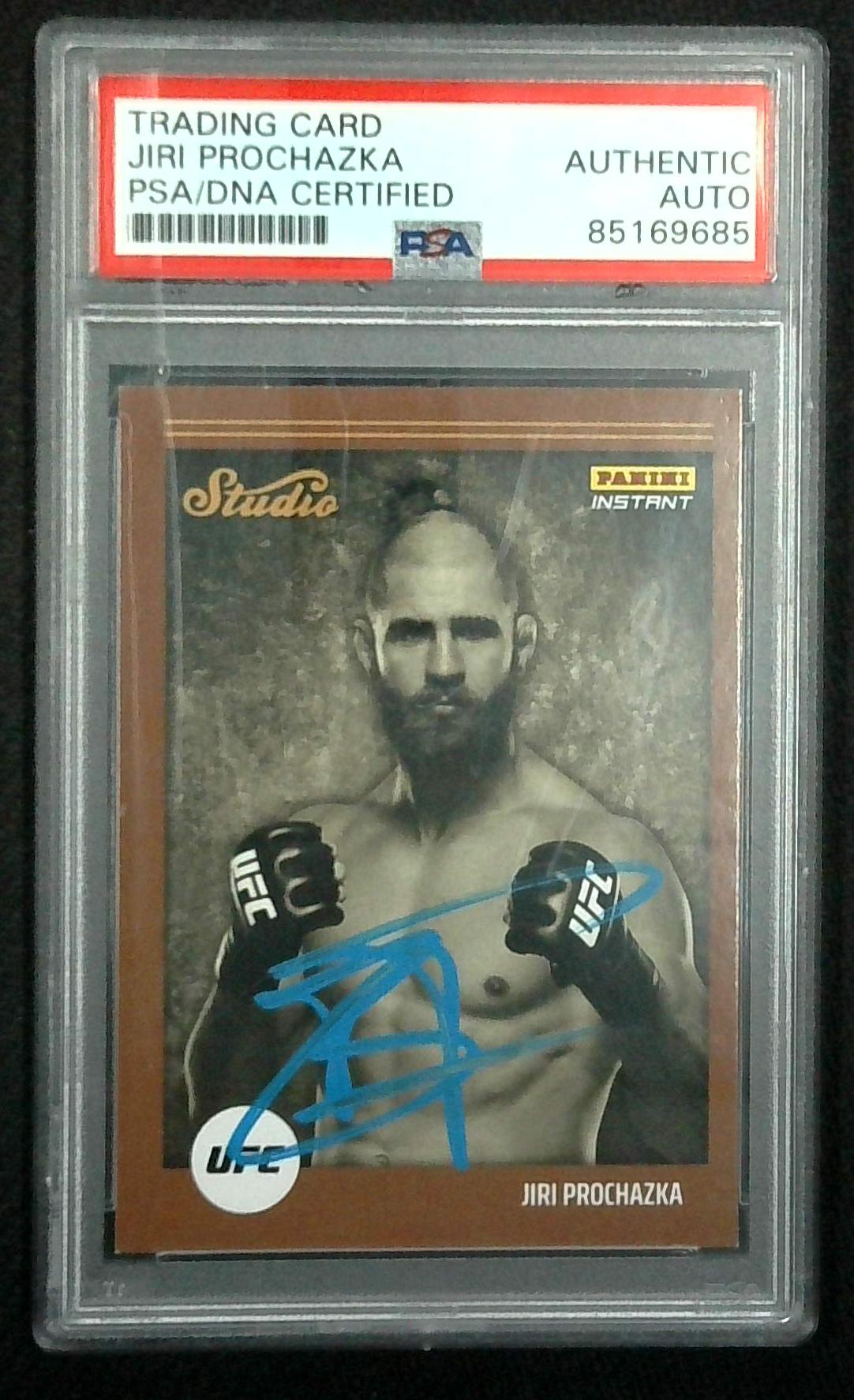 Panini Instant Studio Jiri Prochazka /125 Signed Auto PSA Authentic