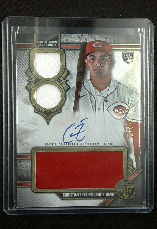 2024 Topps Triple Threads Christian Encarnacion-Strand Rookie Auto Relic /99