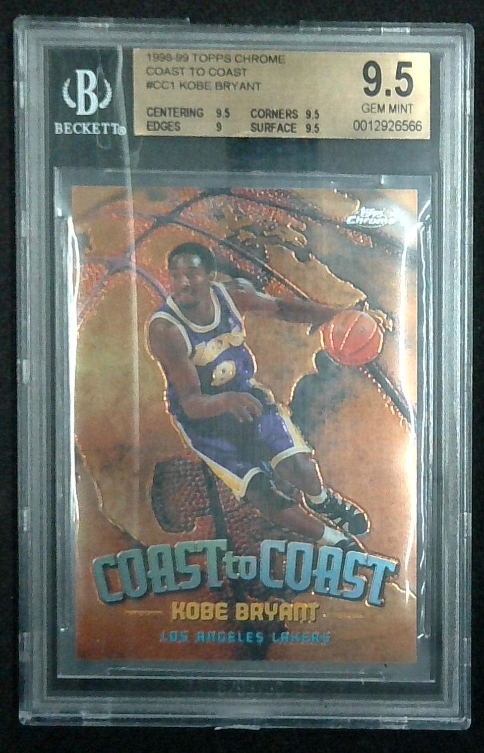 1998-99 Topps Chrome - Coast to Coast Kobe Bryant #CC1 BGS 9.5