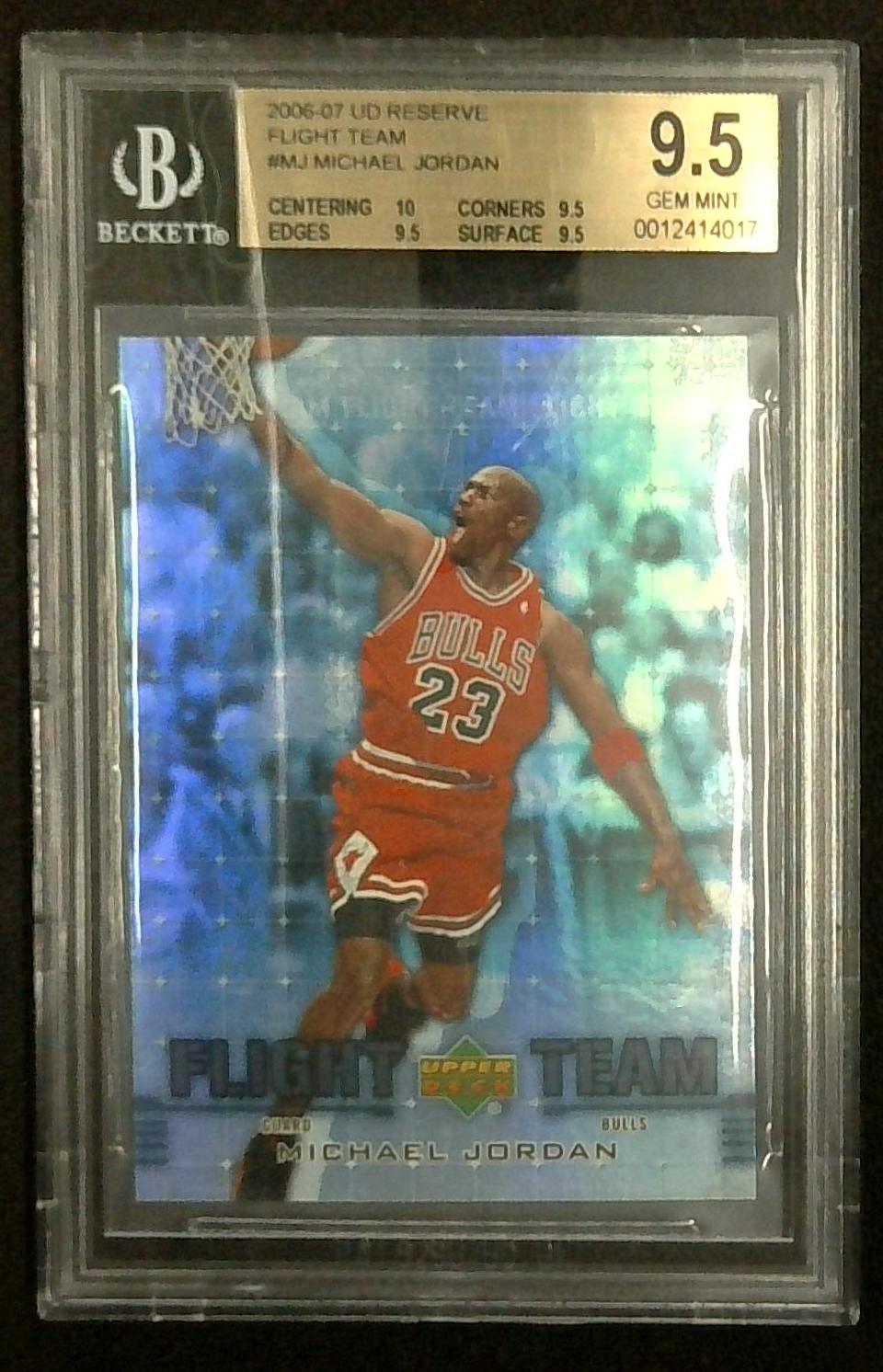 2006 UD Reserve Flight Team Michael Jordan #FT-MJ BGS 9.5 GEM MINT