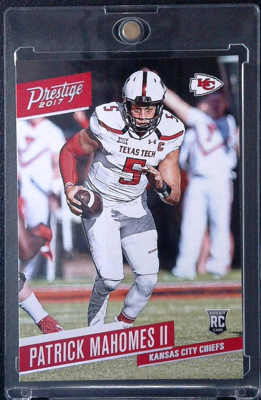 2017 Panini Prestige Patrick Mahomes II Rookie RC #232 Kansas City Chiefs