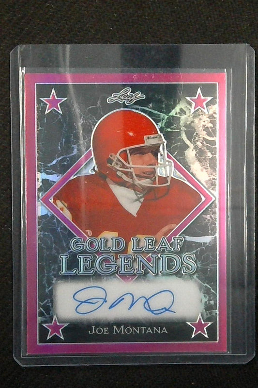 2024 Leaf Gold Leaf Legends Joe Montana Auto 6/7