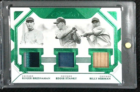2023 Flawless Baseball Bresnahan, Stanky, Herman 3x Relic 4/5