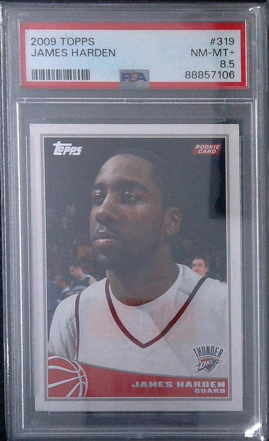 2009 Topps James Harden Rookie PSA 8.5