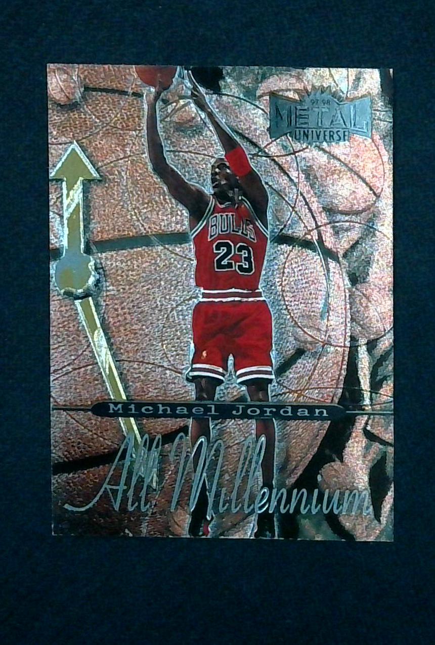 Michael Jordan 1997-98 Skybox Metal Universe All-Millennium Insert #5 RARE SP