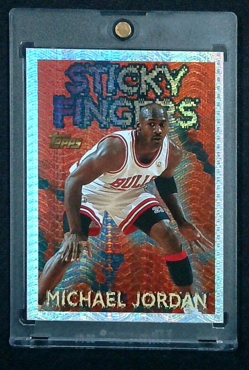 1996-97 Topps Season's Best Sticky Fingers Michael Jordan #18 Rare