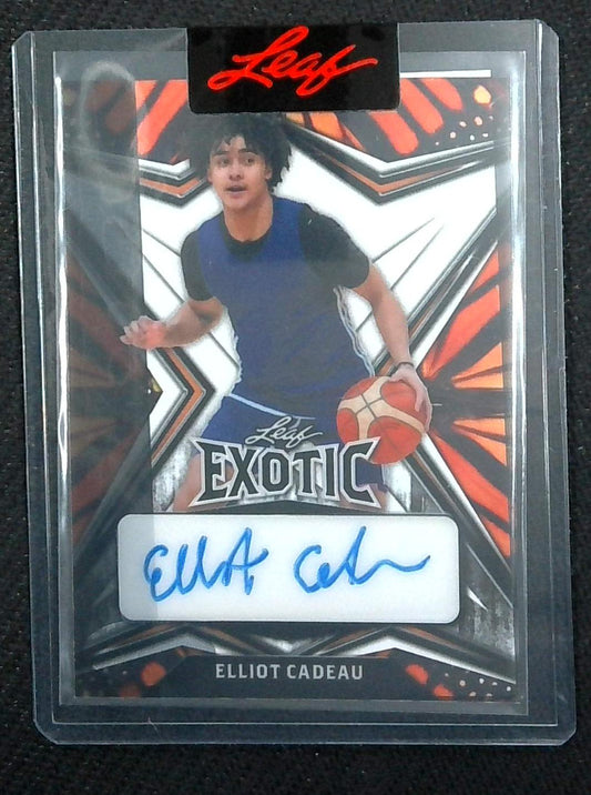 2022 Leaf Exotic Auto Elliot Cadeau 1/1 Proof