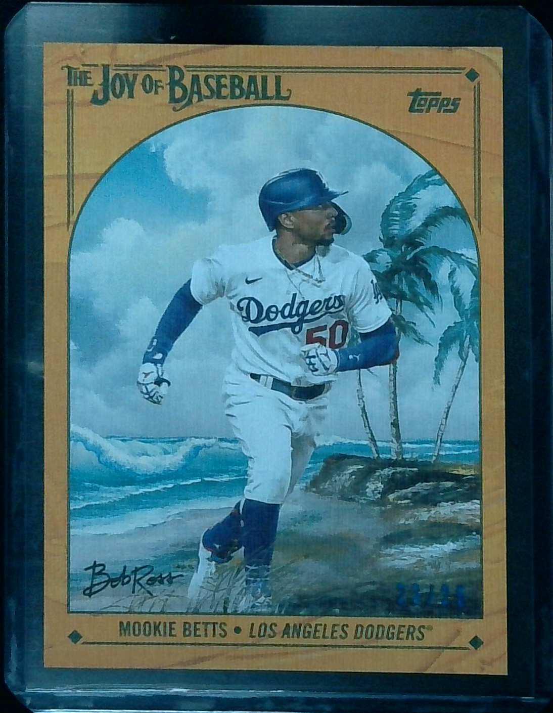2023 Bob Ross Joy Of Baseball Mookie Betts /25