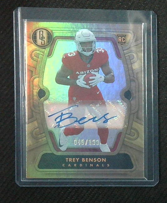 TREY BENSON 2024 GOLD STANDARD ROOKIE AUTOGRAPH RC AUTO /199