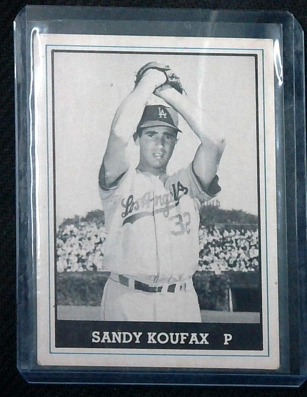 1980 TCMA Sandy Koufax #30 '59 Dodgers World Champions