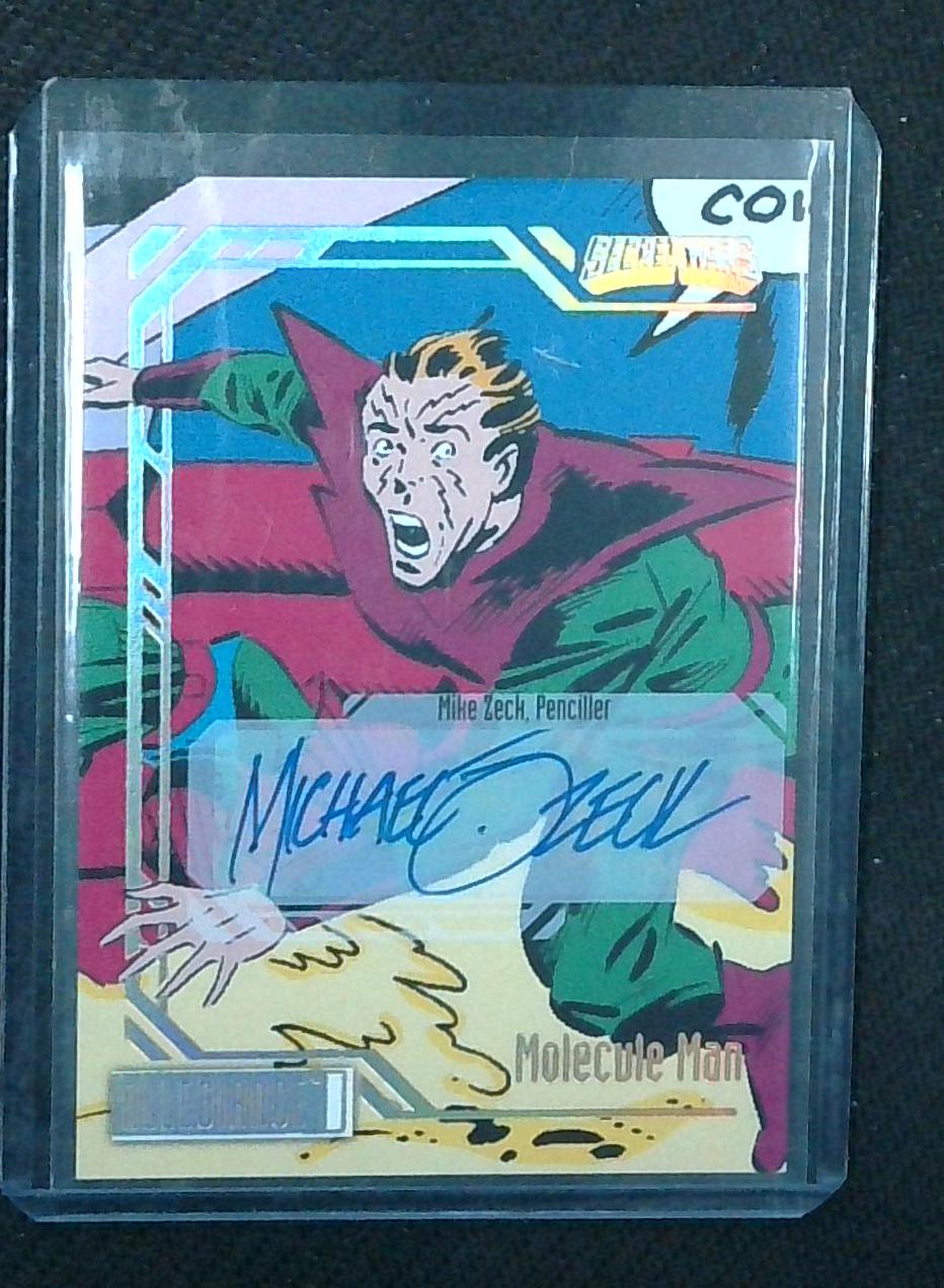 2024 Marvel Secret Wars Mike Zeck Molecule Man Auto