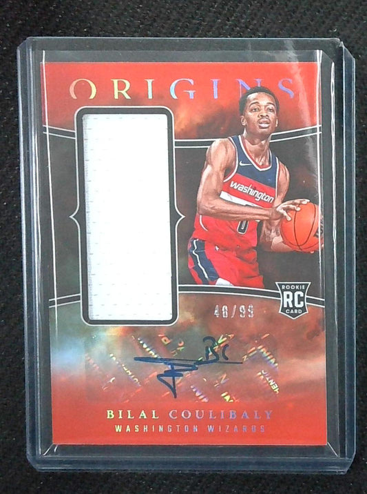 Bilal Coulibaly /99 RPA 2023-24 Panini Origins Wizards RC SP Rookie Patch AUTO
