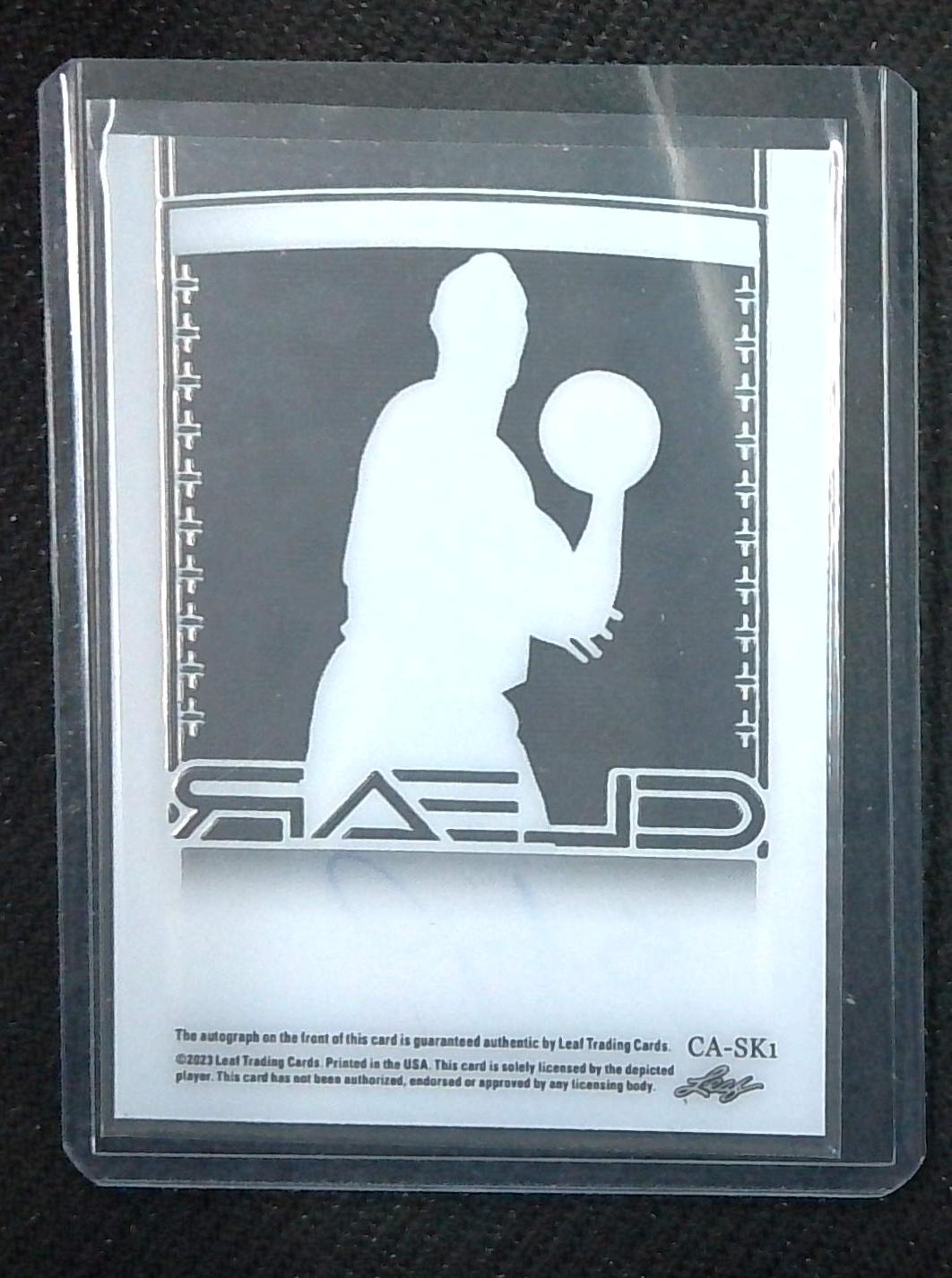 Shawn Kemp 2023 Leaf Trinity Clear Auto SSP /30 #CA-SK1 Supersonics
