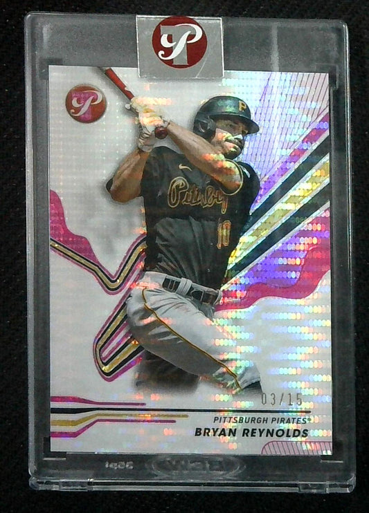 2024 Topps Pristine - Pink Refractor #106 Bryan Reynolds /15