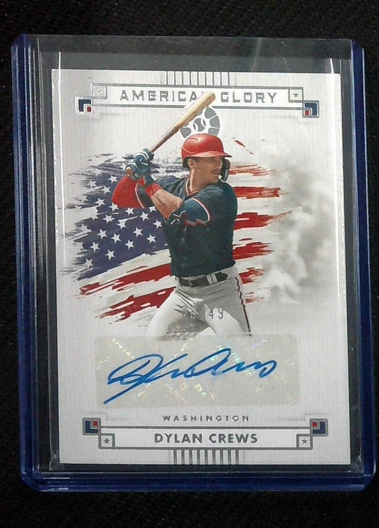 DYLAN CREWS Glory Rookie Auto 26/49 RC 2024 Panini Boys of Summer Baseball