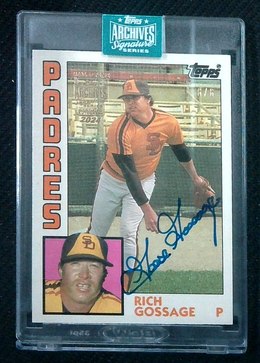 2024 Topps Archives Signature Series Retired Edition Goose Gossage Auto 6/6
