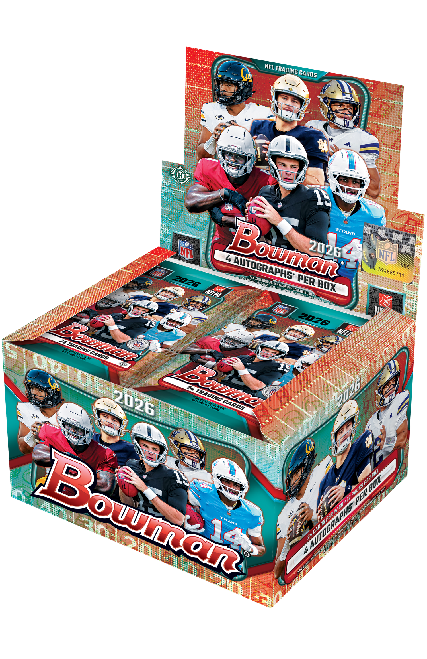 2026 Bowman Jumbo Football Hobby Box box image