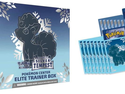 Pokémon Sword & Shield Silver Tempest ETB Pokémon Center