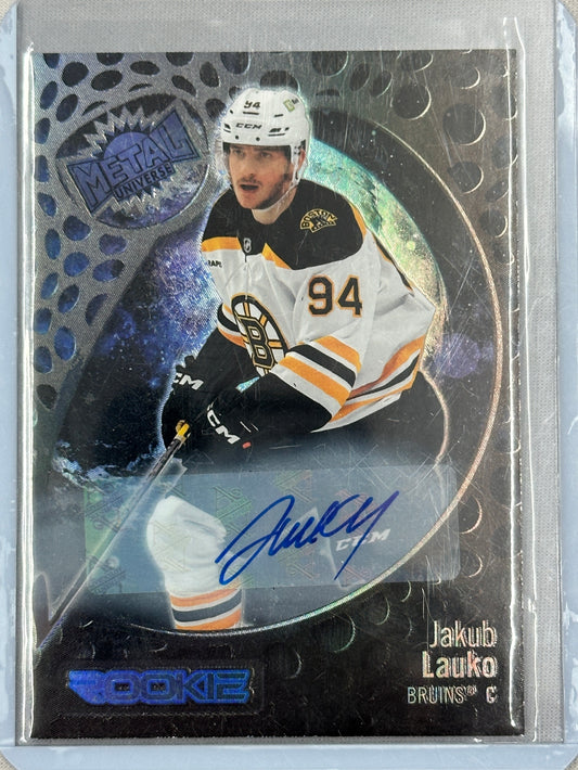 2022/23 Metal Universe Jakub Lauko Rookie Auto 319/349