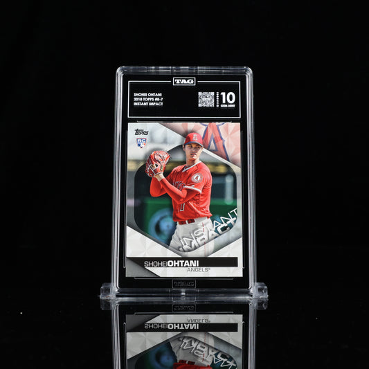 2018 TOPPS INSTANT IMPACT #II-7 SHOHEI OHTANI ROOKIE RC TAG 10