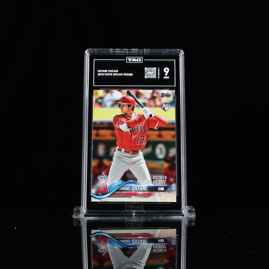 2018 Topps Update #US285 Shohei Ohtani Angels RC Rookie TAG 9 MINT