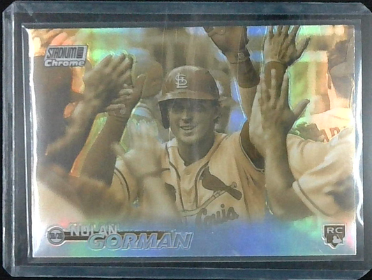 2023 Topps Chrome Nolan Gorman Gold Minted Rookie