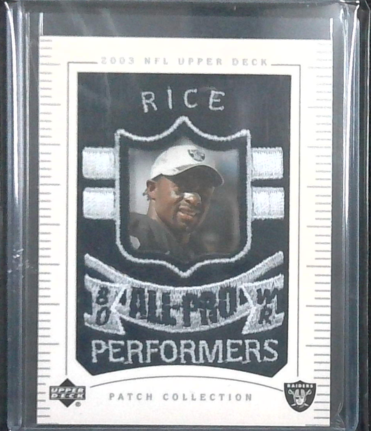2003 Upper Deck Patch Collection Jerry Rice