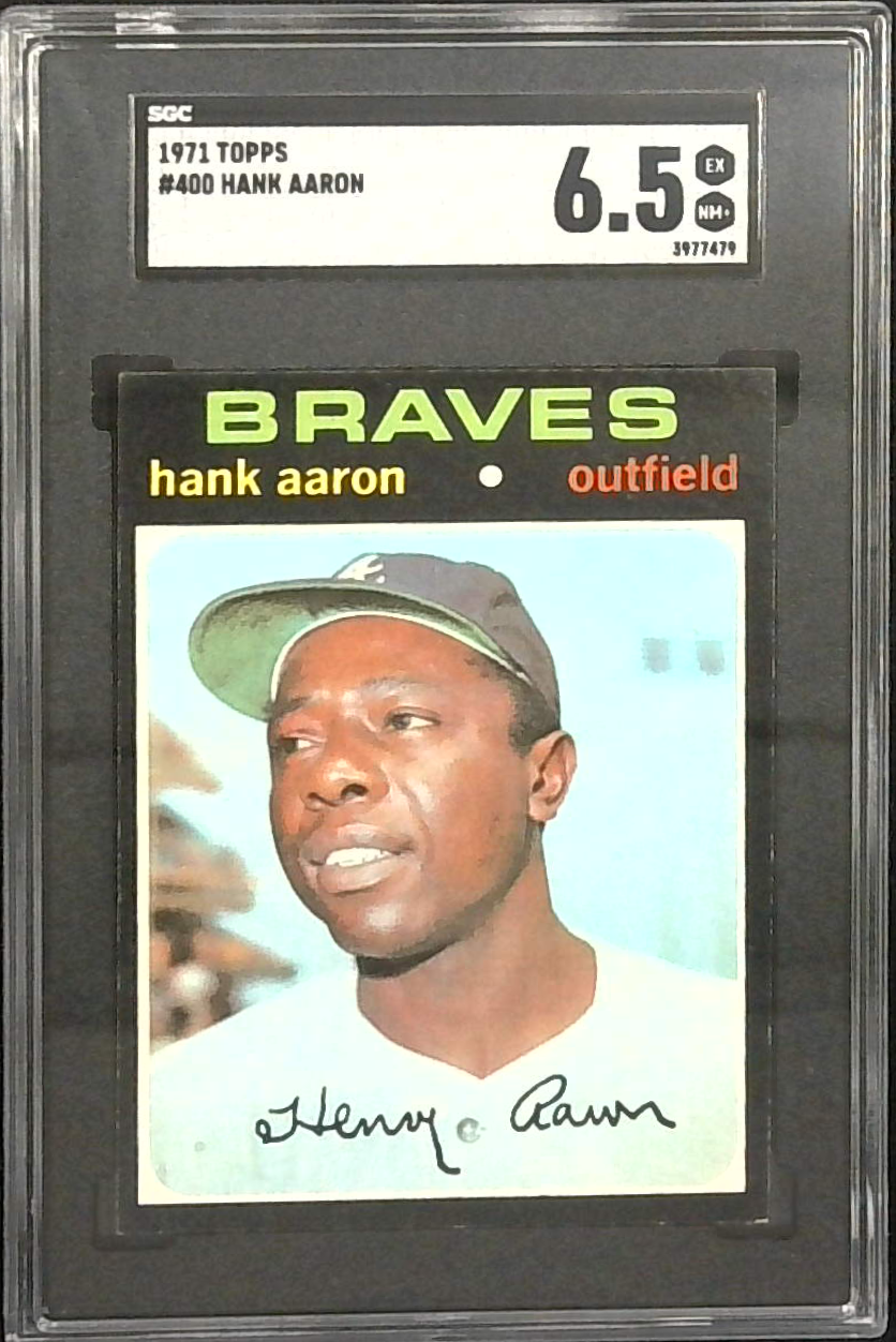 1971 TOPPS HANK AARON #400 SGC 6.5