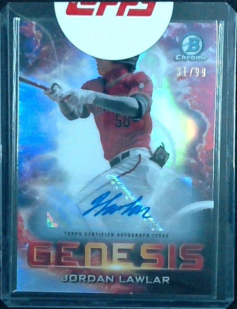 2021 Bowman Chrome Jordan Lawlar Auto /99