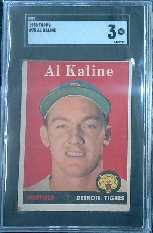 1958 Topps Al Kaline SGC 3