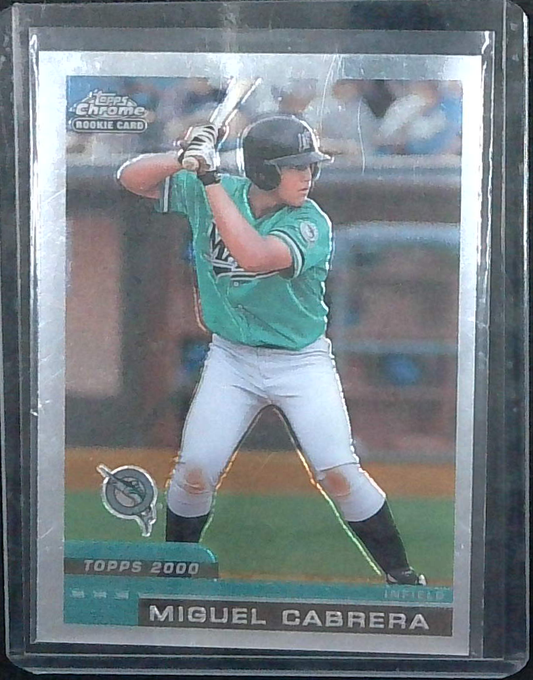 2000 Topps Chrome Traded #T40 Miguel Cabrera Rookie