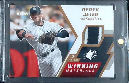 2009 SPx Winning Materials Derek Jeter PATCH /99 Yankees