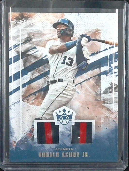 2019 PANINI DIAMOND KINGS BASEBALL RONALD ACUNA JR. DUAL RELICS /49