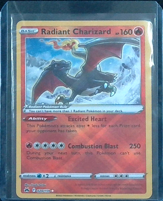 Pokemon TCG Radiant Charizard 020/159