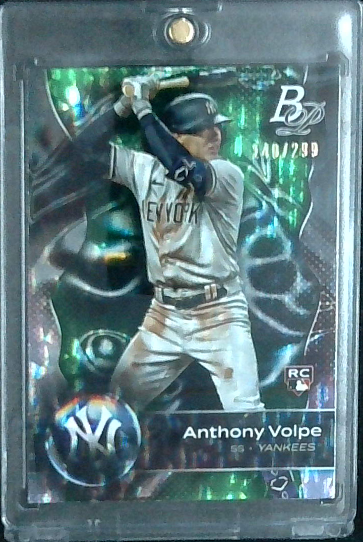 2023 Bowman Platinum Anthony Volpe Green /299