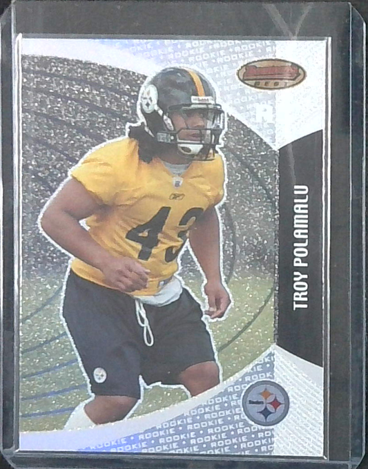 Troy Polamalu 2003 Bowmans Best Rookie RC #90 Pittsburgh Steelers
