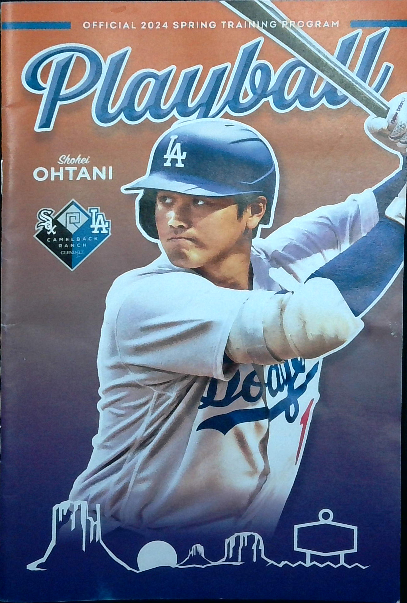 2024 Dodgers Spring Training Program Shohei Ohtani