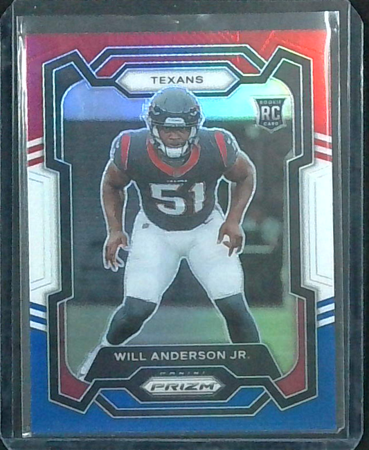 2023 Prizm Red White Blue Will Anderson Rookie