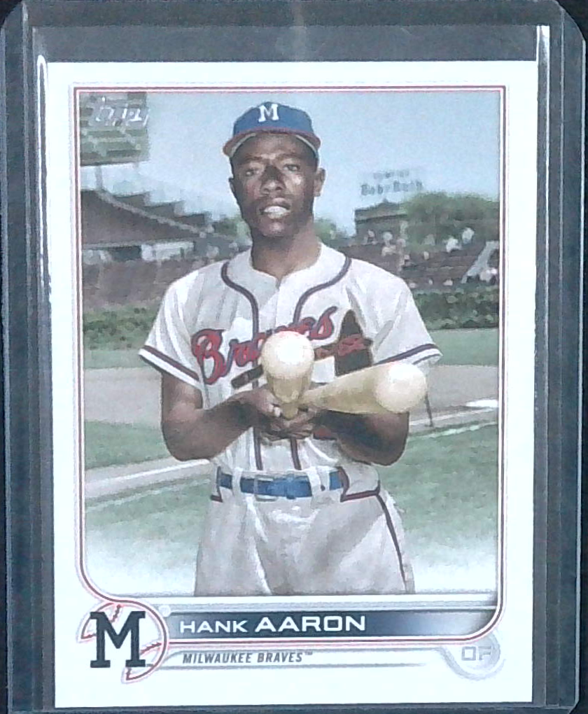 2022 TOPPS UPDATE #US174 HANK AARON SUPER SHORT PRINT