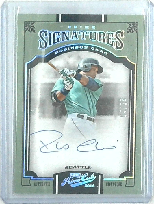 2016 Panini Prime Cuts Prime Signatures /25 Robinson Cano