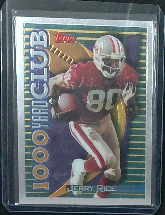 1994 Topps Finest Jerry Rice 1000 Yard Club