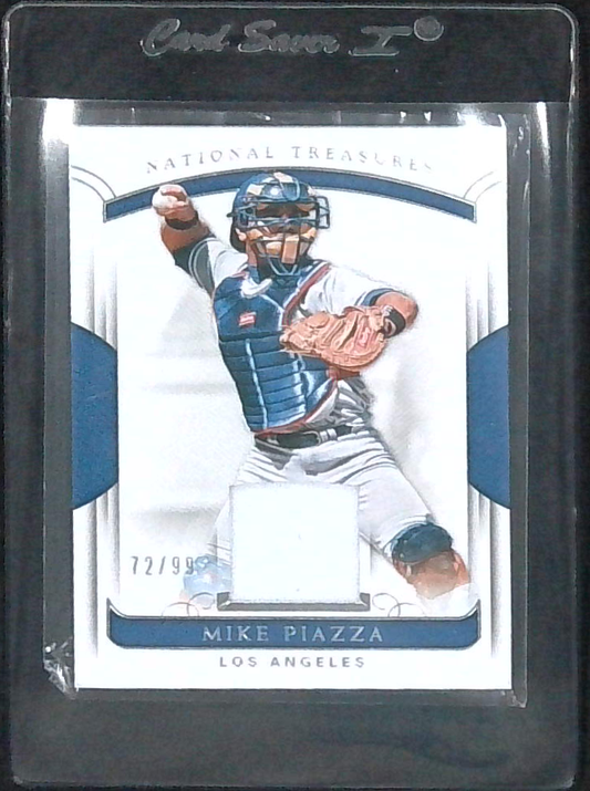 2018 National Treasures Mike Piazza Relic /99