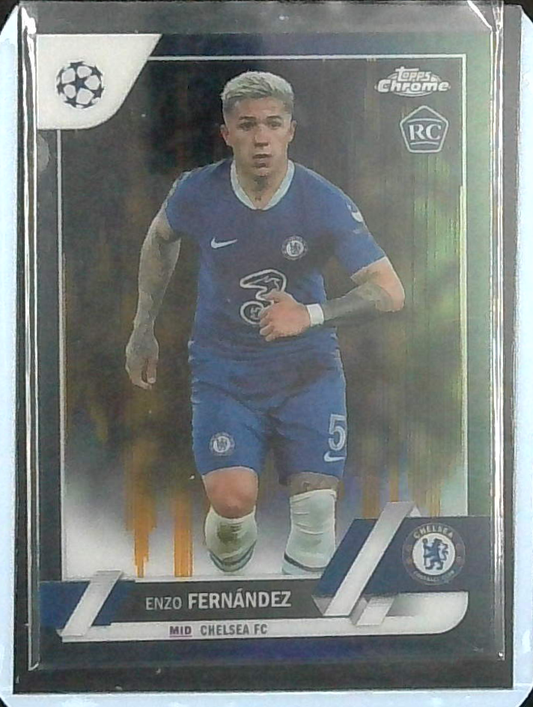 2023 Topps Chrome UCC Enzo Fernandez Rookie 22/30