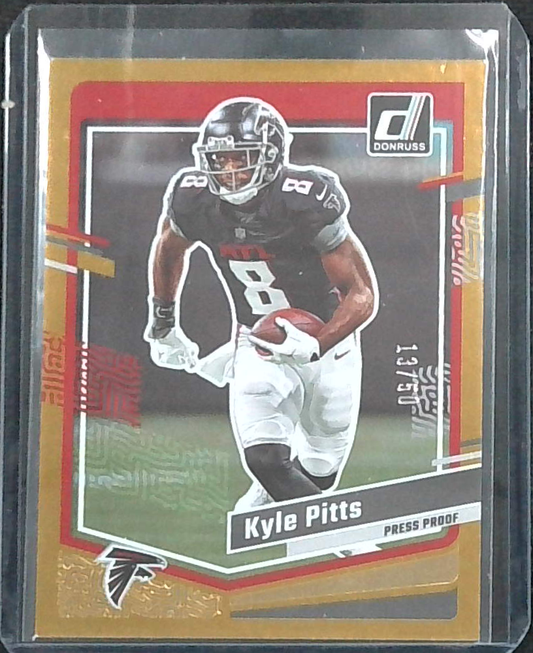 2023 Donruss Kyle Pitts #11 Gold Press Proof /50