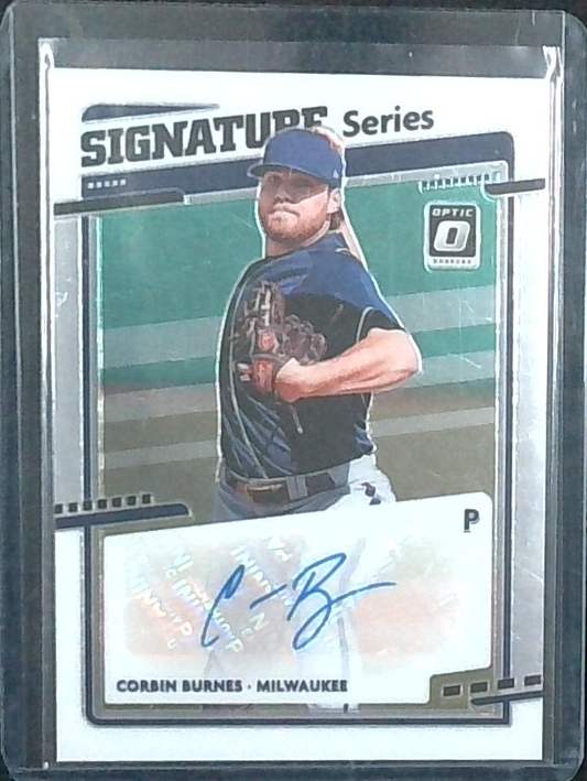 2020 Donruss Optic Signature Series Corbin Burnes AUTO